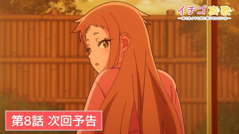 TVアニメ【イチゴ哀歌〜雑で生イキな妹と割り切れない兄〜】第8話次回予告