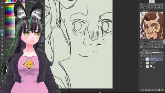 丁の作業部屋【カヤちゃんはコワくない】佐藤神八