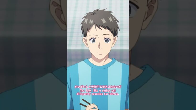 かいがいしく世話する母ネコみたいだ｜TVアニメ「#花ざかりの君たちへ」第7話『おれ、男ですから！』より #HanaKimi #anime #山根綺 #八代拓 #駒田航 #古屋亜南 #内山昂輝