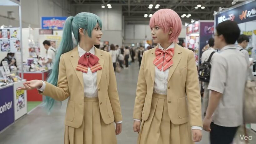 AI 　ハイスクール奇面組　唯＆千絵　実写化