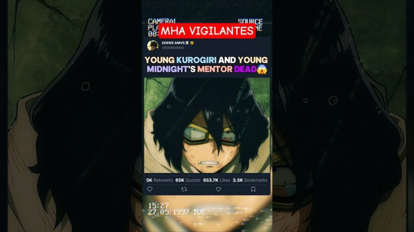 Le jeune Kurogiri et le mentor de Midnight sont morts | #myheroacademia #edit #amv #mha #bnha