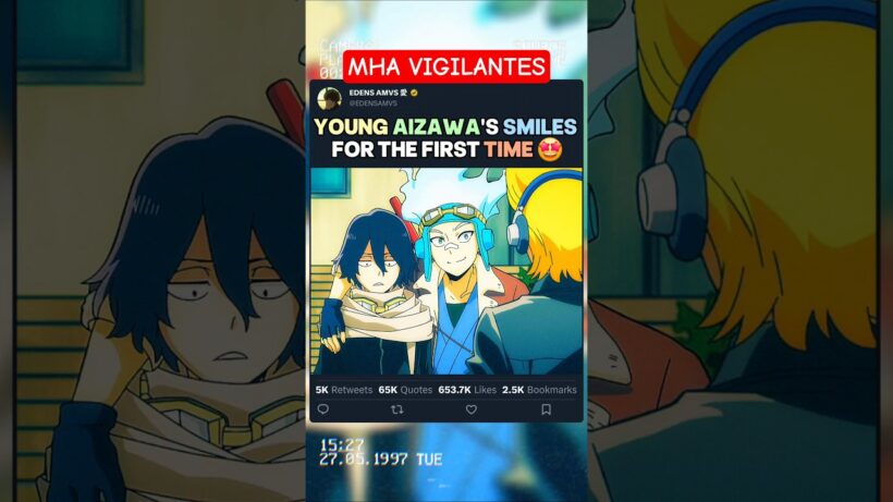 LE JEUNE AIZAWA SOURIT POUR LA PREMIÈRE FOIS | #myheroacademia #edit #amv #mha #bnha