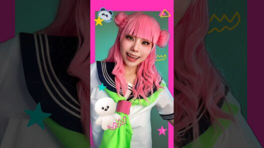 【cosplay】大っ×100好きな正反対な君と僕コスプレついにやっちゃった〜‼️🐼🩷 #shorts #seihantainakimitobokucosplay