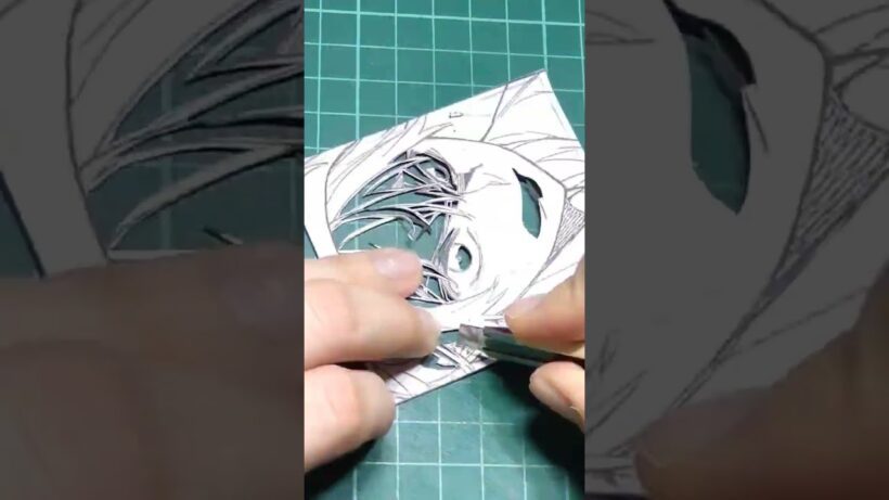 縁城蒼吏【切り絵】#切り絵 #デッドアカウント#縁城蒼吏#煽りんご