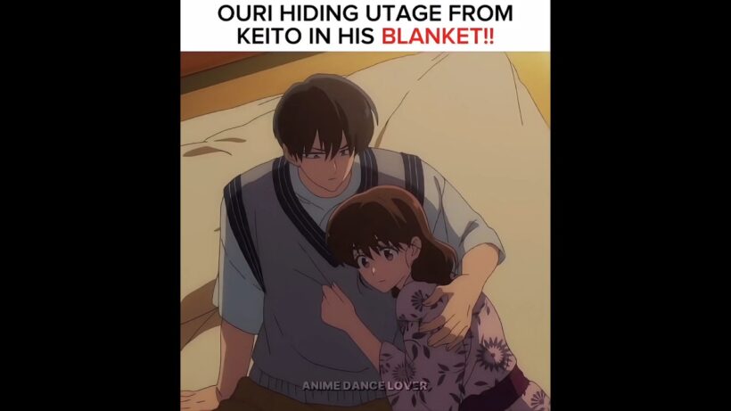 Ouri Hiding Utage From Keito In His Blanket 🤭❤️ Tamon's B-Side #anime #shorts