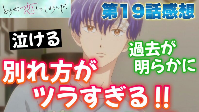 【恋しま19話】 衝撃の別れ！ 輝月の過去が明らかに！ ツラすぎる展開！ 【 どうせ、恋してしまうんだ。 Season2 アニメ感想 】