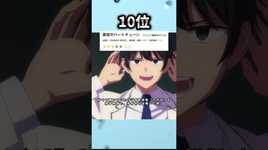 【2026年冬アニメ】新作のみ1話~3話ランキング 10位②