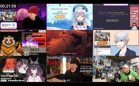 【Fate/strange Fake 第7話】VTuberリアクションマッシュアップ｜海外VTuber反応まとめ