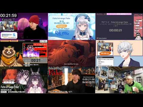【Fate/strange Fake 第7話】VTuberリアクションマッシュアップ｜海外VTuber反応まとめ