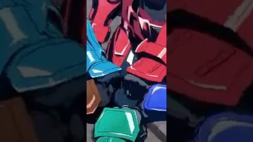 鎧真伝サムライトルーパー OP blank paper - YOAKE #Shorts