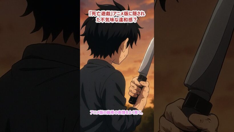 『死亡遊戯』アニメ版に隠された不気味な違和感？ #死亡遊戯で飯を食う #アニメ考察 #伏線 #shorts #ミステリー