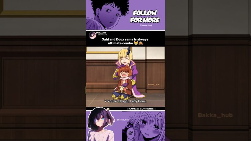 Jahi & DOUX sama 😹🙈[The Demon King's Daughter is Too Kind]#anime#baakahub#doux#kawaii#baby#crazycute