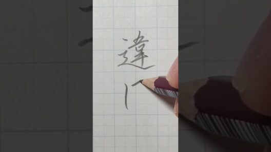 ｢違国｣ #アニメ #違国日記 #美文字 #鉛筆