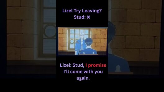 Lizel Try Leaving? Stud ❌  #anime #shorts #animeedit #lizel #gentlenoblevacation #stud