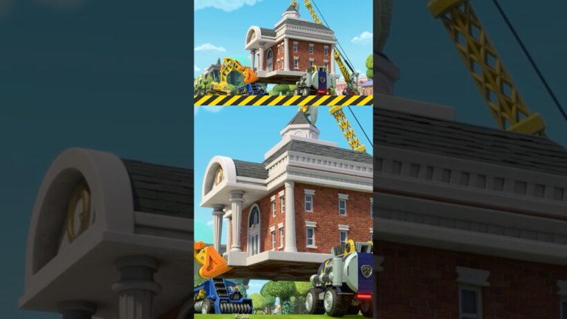 Rubble & Crew | Rubble & Crew salvano il municipio! | Nick Jr. Italia #shorts