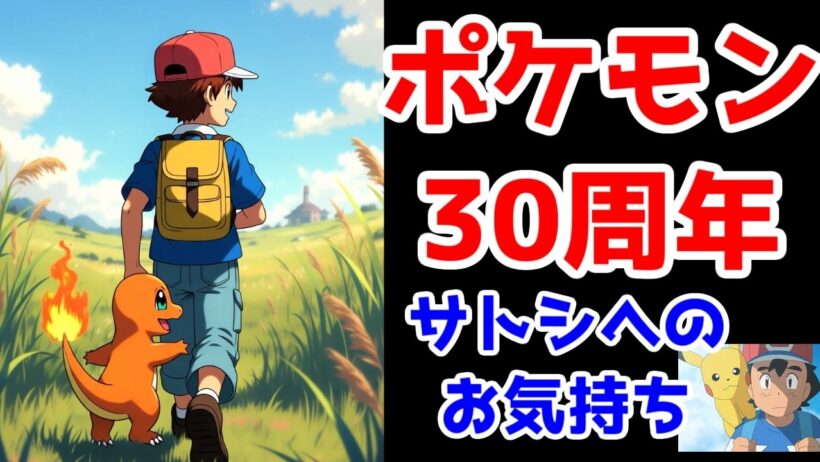 ポケモン30周年おめでとうございます＆アニポケとサトシに対するお気持ち表明