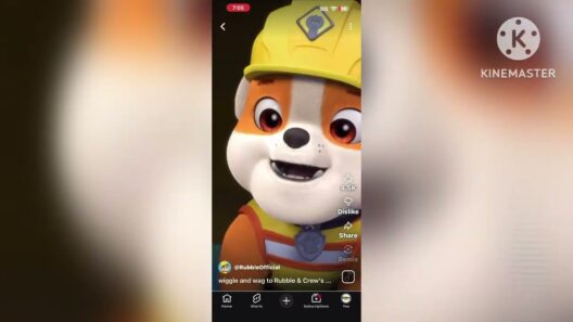 Rubble and crew wiggle wag