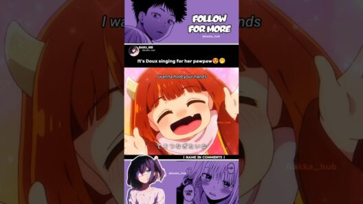 Doux singing for her pawpaw 😍🤭[The Demon King's Daughter is To Kind]#anime#baakahub#doux#kawaii#baby