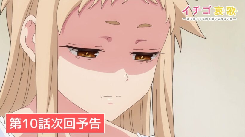 TVアニメ【イチゴ哀歌〜雑で生イキな妹と割り切れない兄〜】第10話次回予告