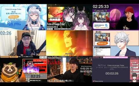 Fate/strange Fake 第9話｜VTuberリアクションマッシュアップ (Episode 9 Reaction Mashup)