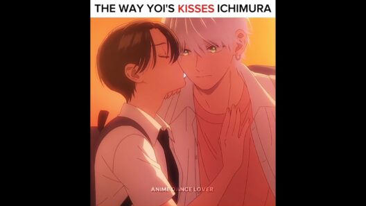 The Way Yoi's Kisses Ichimura 🫣❤️ In The Clear Moonlit Dusk #anime #shorts