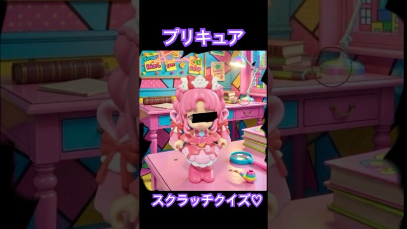 【名探偵プリキュア】スクラッチクイズ！#1 #shorts #プリキュア