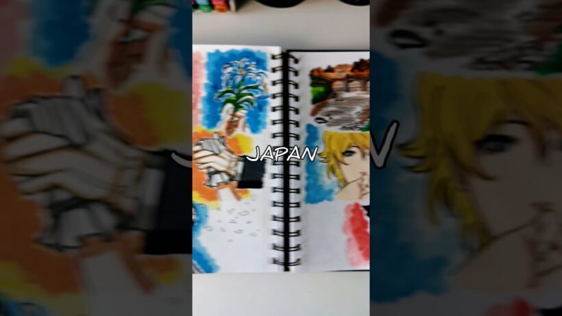 LOVE THROUGH A PRISM lyrics art プリズム輪舞曲 | kit and lili | キットリリー  #animeart #lyric art