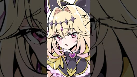 【名探偵プリキュア!】キュアアルカナ・シャドウ描いてみた #shorts #イラストメイキング  #イラスト #名探偵プリキュア