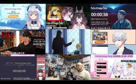 【Fate/strange Fake 第8話】VTuberリアクションマッシュアップ｜海外VTuber反応まとめ