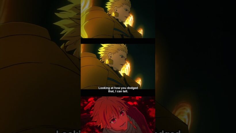 Did Gilgamesh got jealous!? - Fate/strange Fake Clip #fate #fatestrangefake #anime #shorts