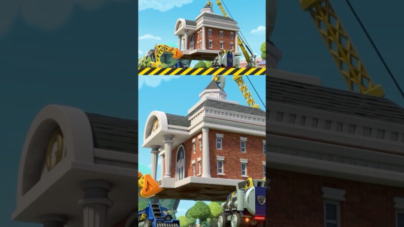 Крепыш и команда | Реббл и его команда спасают ратушу! | Nick Jr. Cyrillic #shorts