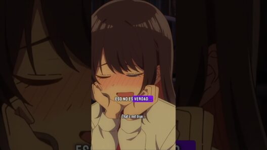 Cuando haces sonrojar a tu waifu 😂 - Mayonaka Heart Tune (audio japones)