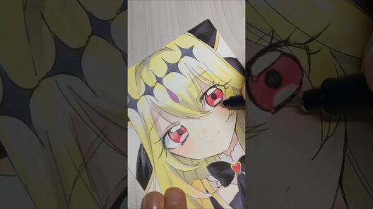 [名探偵プリキュア]キュアアルカナ・シャドウ描いてみた【軍画茶助】#イラスト #プリキュア #copic #illustration