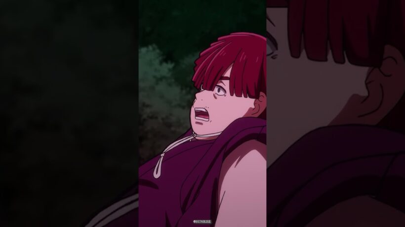 「白炎⋯？」/TVアニメ『鎧真伝サムライトルーパー』第8話より