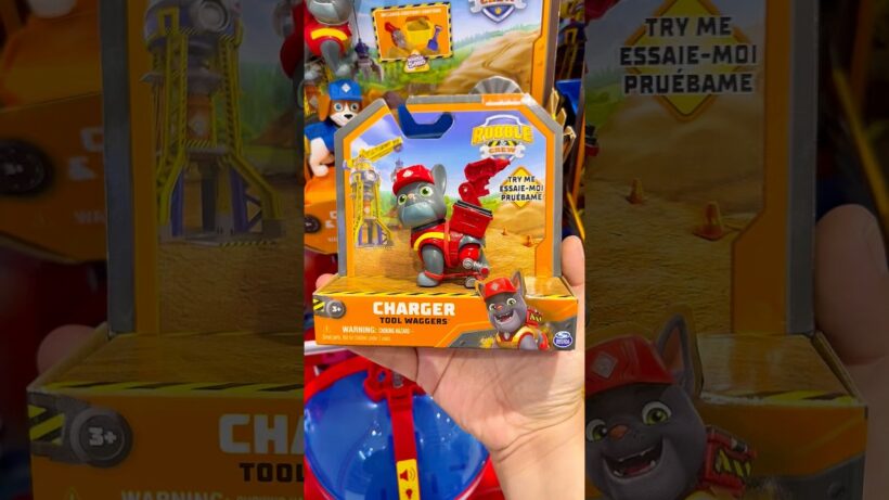 Rubble & crew charger paw patrol si tool waggers #pawpatrol #pawpatroltoys #toys #rubbleandcrew