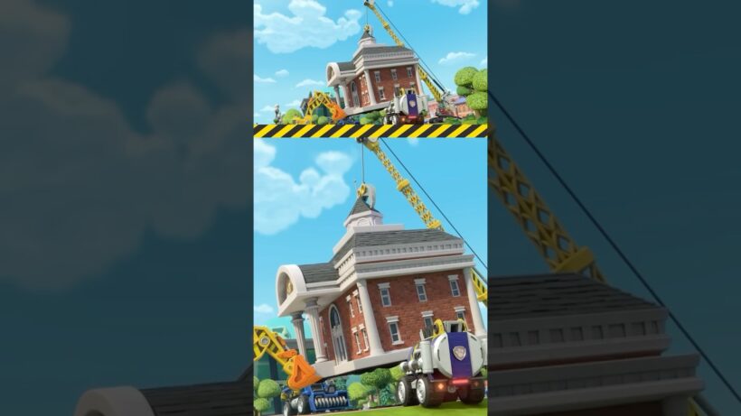 Rubble & Crew | Rubble & Crew redden het stadhuis! | Nick Jr. Nederlands #shorts