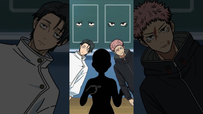 【新作】右左どっち？で選んだパーツを合体させて合体キャラを描いてみた！『呪術廻戦』死滅回游 前編！乙骨×虎杖