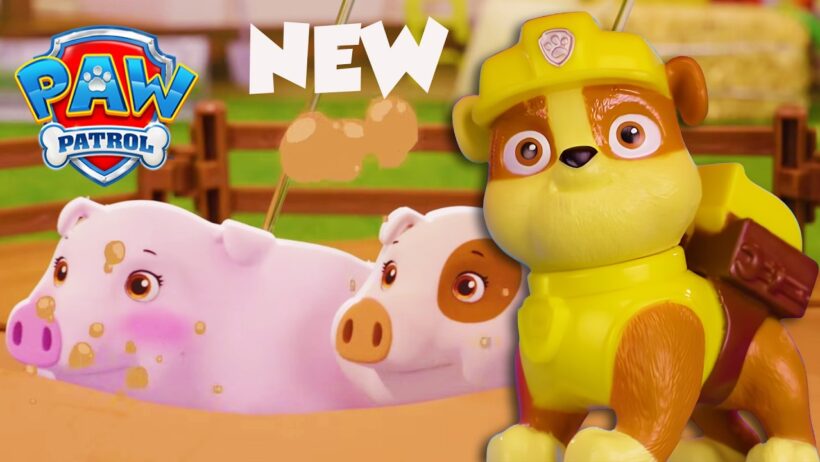 NEW! Rubble’s Sink Hole Save | PAW Patrol | Toy Play for Kids