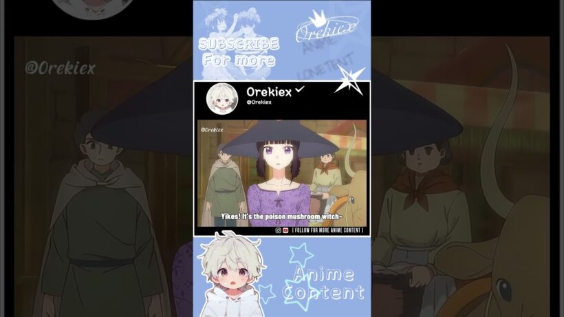 The Sad But Gentle Smile Of A Beautiful Witch... #anime #animeweeb