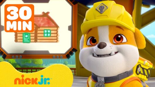 Rubble & Crew | ¡Rubble planea rescates y construye en la Pantalla Ladrido! | Nick Jr. en Español