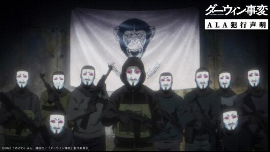 【ALA犯行声明】これは、人類に虐げられてきたすべての動物たちの咆哮である／TVアニメ『ダーウィン事変』毎週火曜24:00よりテレ東系列にて放送中