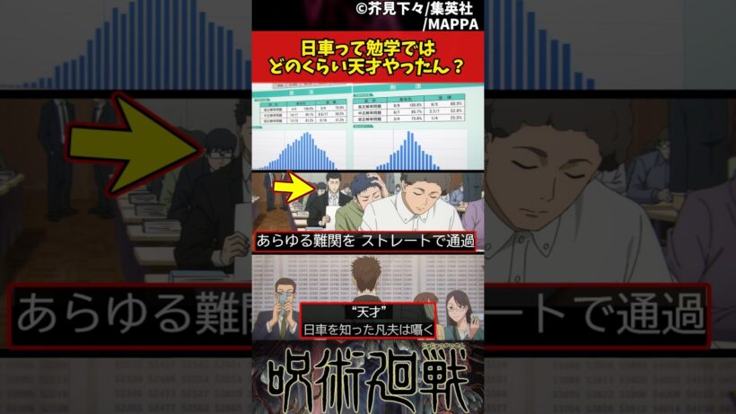 【呪術廻戦 死滅回遊第56話】日車って勉学ではどのくらい天才やったん？ #呪術廻戦 #死滅回遊 #反応集