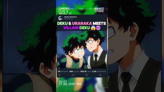 DEKU ET URARAKA RENCONTRENT LE MÉCHANT DEKU  | #myheroacademia #edit #amv #mha #bnha