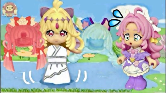 【プリキュア劇場】キュアアンサーが湖に髪を落としちゃった！女神キュアアルカナシャドウが髪をひろってくれたけど…金の髪？銀の髪？名探偵プリキュア劇場