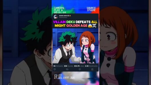 Le méchant Deku bat All Might à l'âge d'or | #myheroacademia #edit #amv #mha #bnha