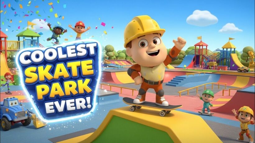 Rubble & Crew Build an Amazing Skate Park! 🛹🐾 | Fun Kids Cartoons