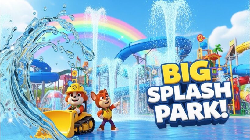 Rubble & Crew Build a Huge Splash Park! 💦🏗️ | Full Episode | Kids Cartoons