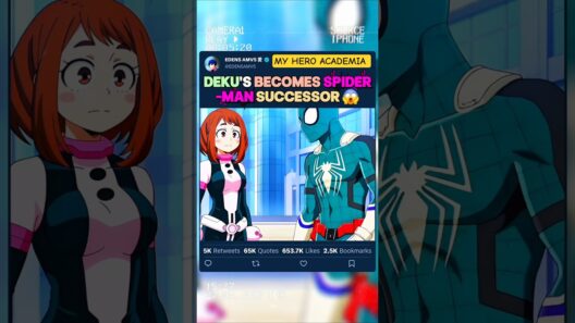 DEKU DEVIENT LE SUCCESSEUR DE SPIDER-MAN | #myheroacademia #edit #amv #mha #bnha