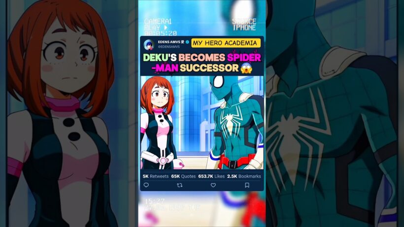 DEKU DEVIENT LE SUCCESSEUR DE SPIDER-MAN | #myheroacademia #edit #amv #mha #bnha