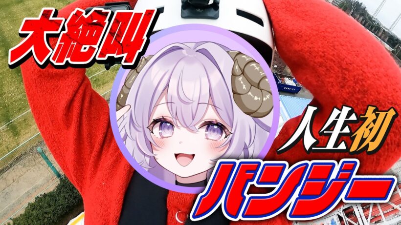 【実写】はてなが人生初のバンジージャンプに挑戦【あみゅどる】